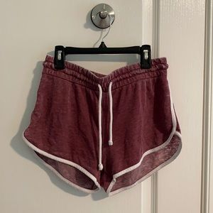 Women’s berry colored sleepwear short